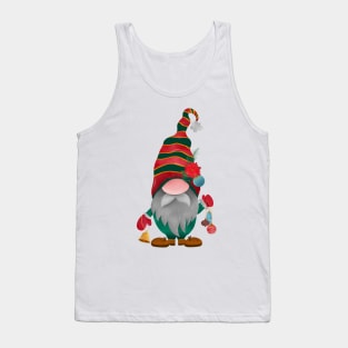 Cute christmas gnome Tank Top